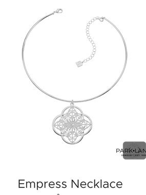 Park Lane Silver Filigree Empress Pendant Necklace
